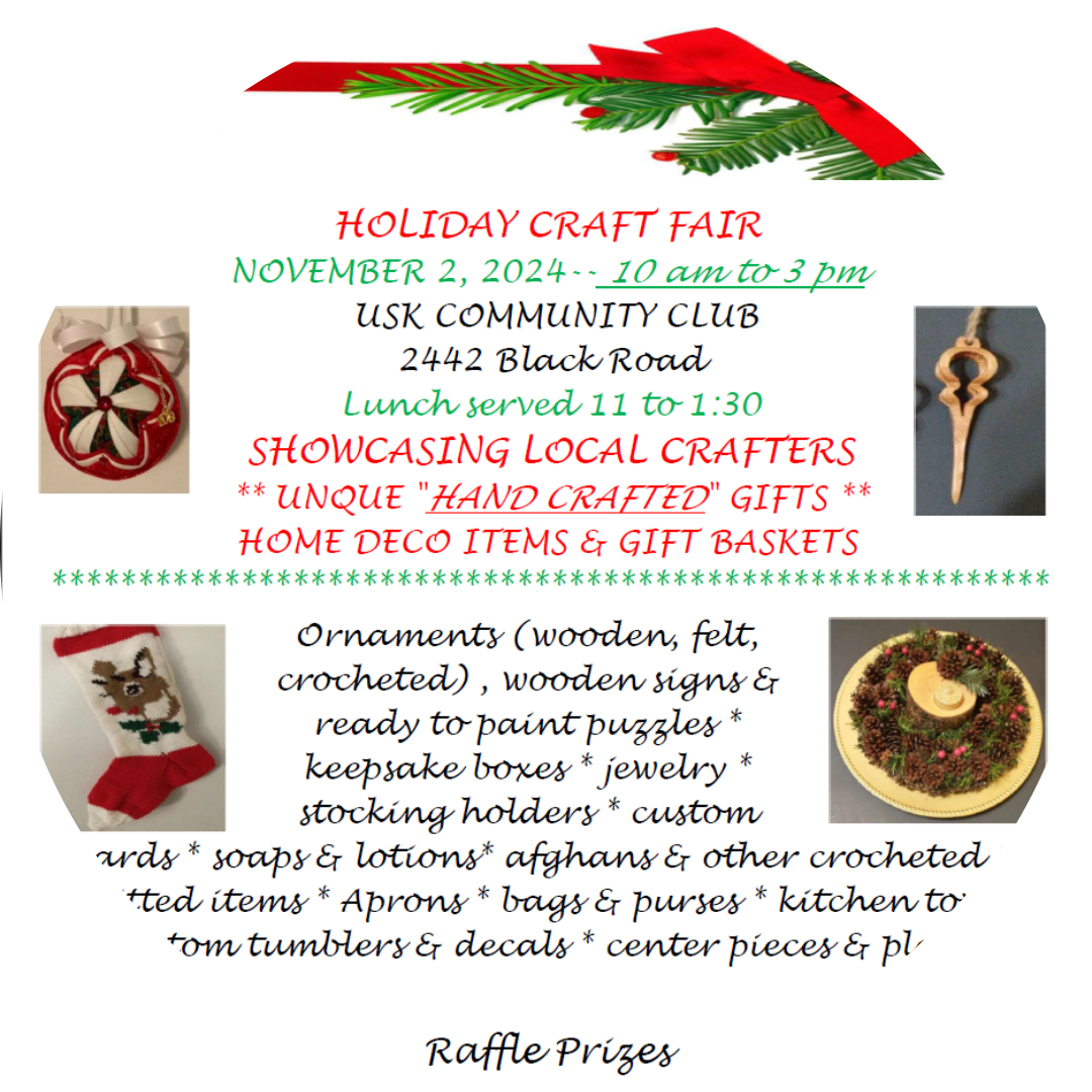 11.02.2024 | Usk Holiday Craft Fair